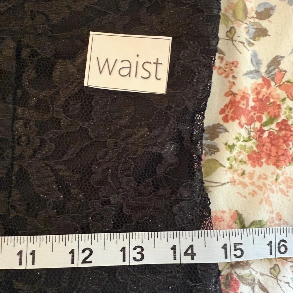 VTG Y2K Whimsigoth‎ Maxi Dress 6 Fully Lace Black Dark Fairy Grunge Hoco Prom - Picture 9 of 13